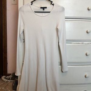 Kendall and Kylie white swing dress